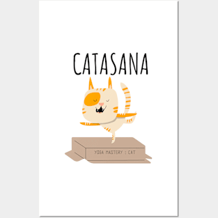 Catasana. Yoga Mastery : Cat Posters and Art